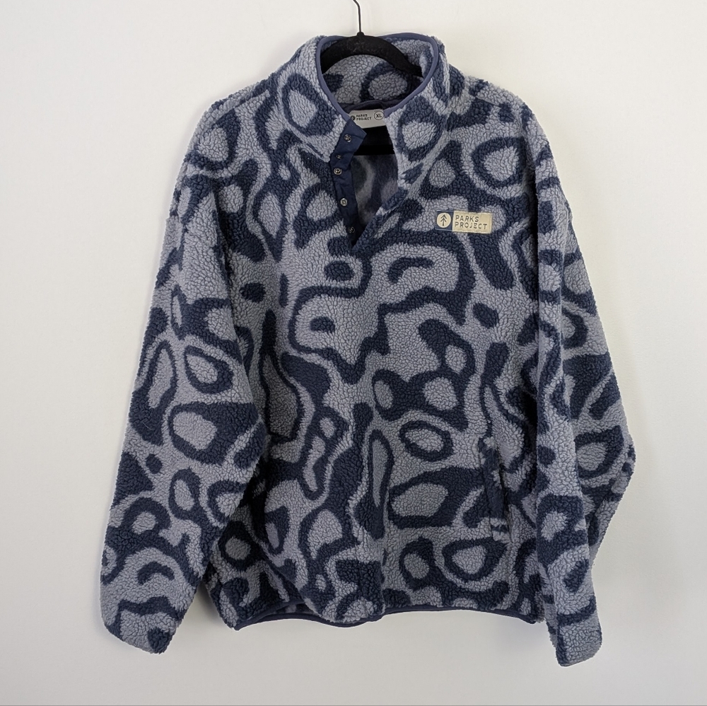 Parks Project Yellowstone Geyers Trail High Pile Fleece XL National Park